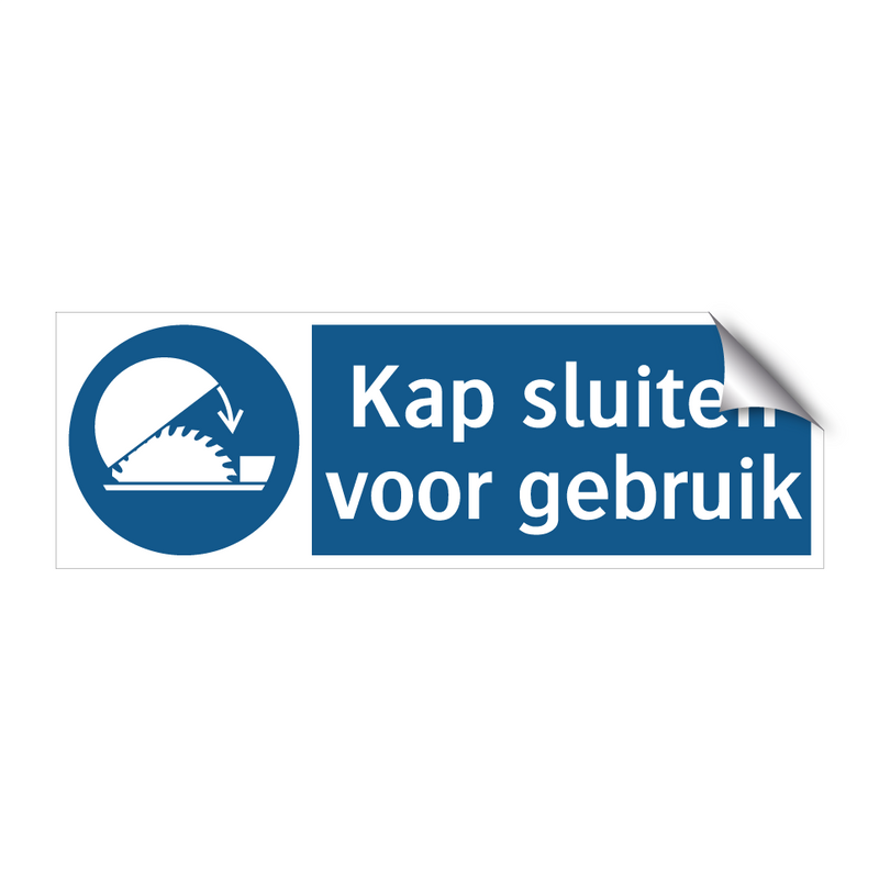 Kap sluiten voor gebruik & Kap sluiten voor gebruik & Kap sluiten voor gebruik