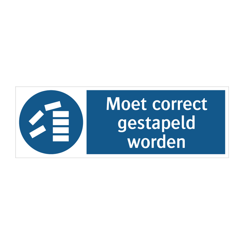 Moet correct gestapeld worden & Moet correct gestapeld worden & Moet correct gestapeld worden