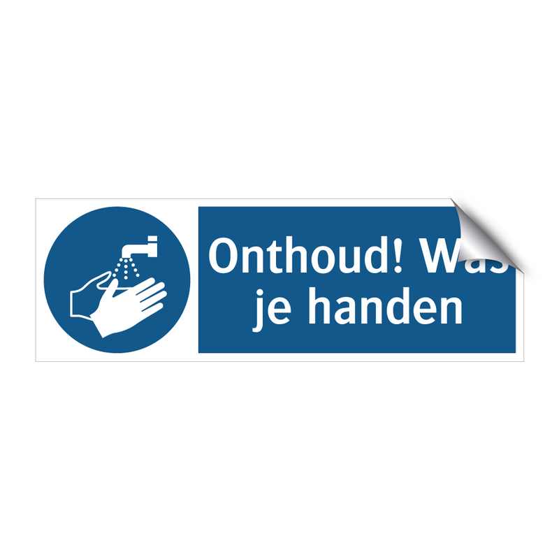 Onthoud! Was je handen & Onthoud! Was je handen & Onthoud! Was je handen & Onthoud! Was je handen