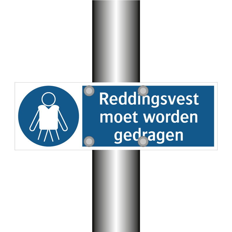 Reddingsvest moet worden gedragen & Reddingsvest moet worden gedragen