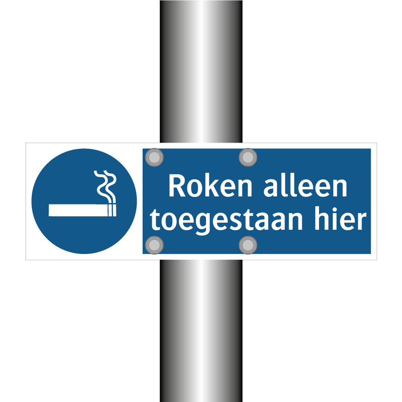 Roken alleen toegestaan hier & Roken alleen toegestaan hier & Roken alleen toegestaan hier