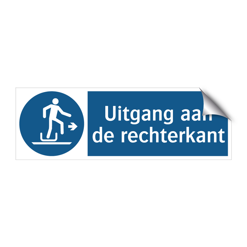 Uitgang aan de rechterkant & Uitgang aan de rechterkant & Uitgang aan de rechterkant