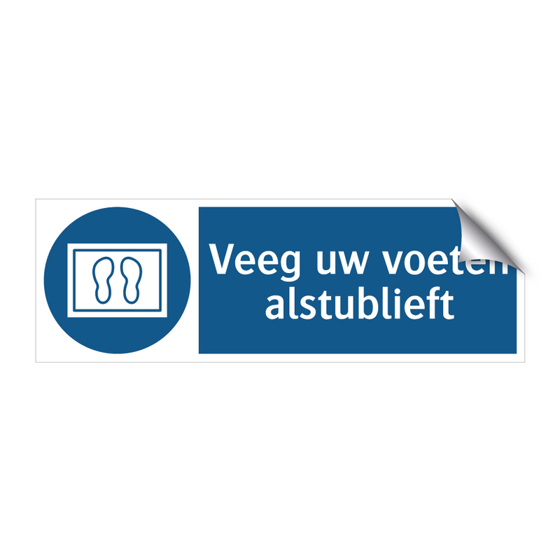 Veeg uw voeten alstublieft & Veeg uw voeten alstublieft & Veeg uw voeten alstublieft