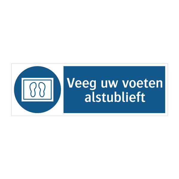 Veeg uw voeten alstublieft & Veeg uw voeten alstublieft & Veeg uw voeten alstublieft