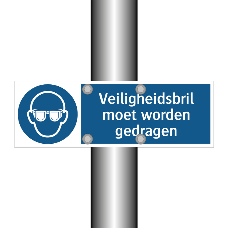 Veiligheidsbril moet worden gedragen & Veiligheidsbril moet worden gedragen