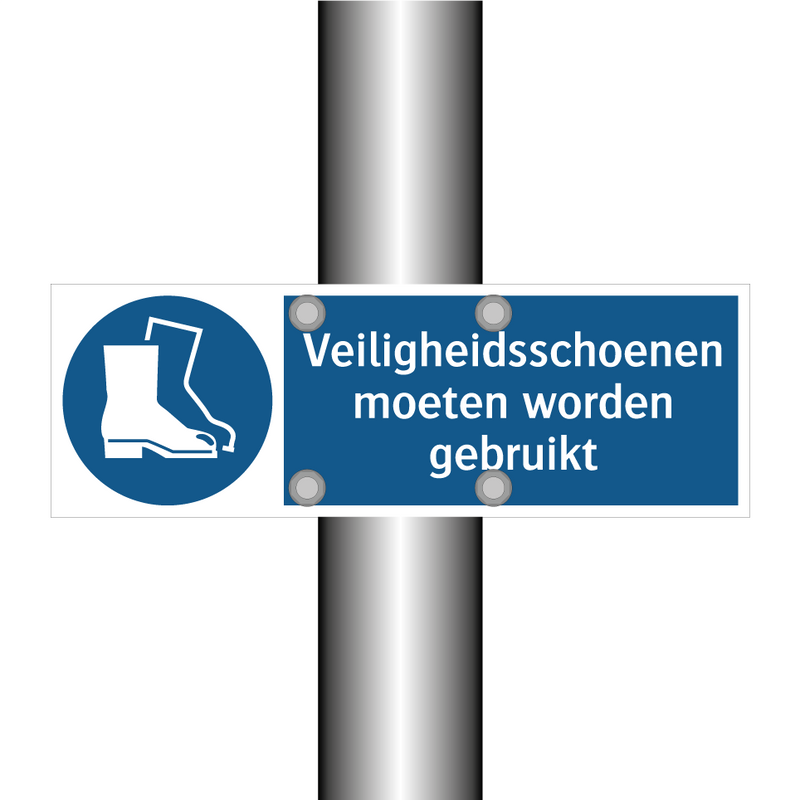 Veiligheidsschoenen moeten worden gebruikt & Veiligheidsschoenen moeten worden gebruikt