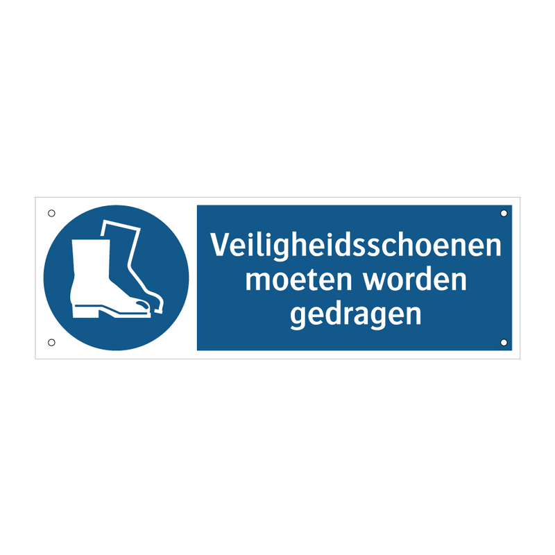 Veiligheidsschoenen moeten worden gedragen & Veiligheidsschoenen moeten worden gedragen