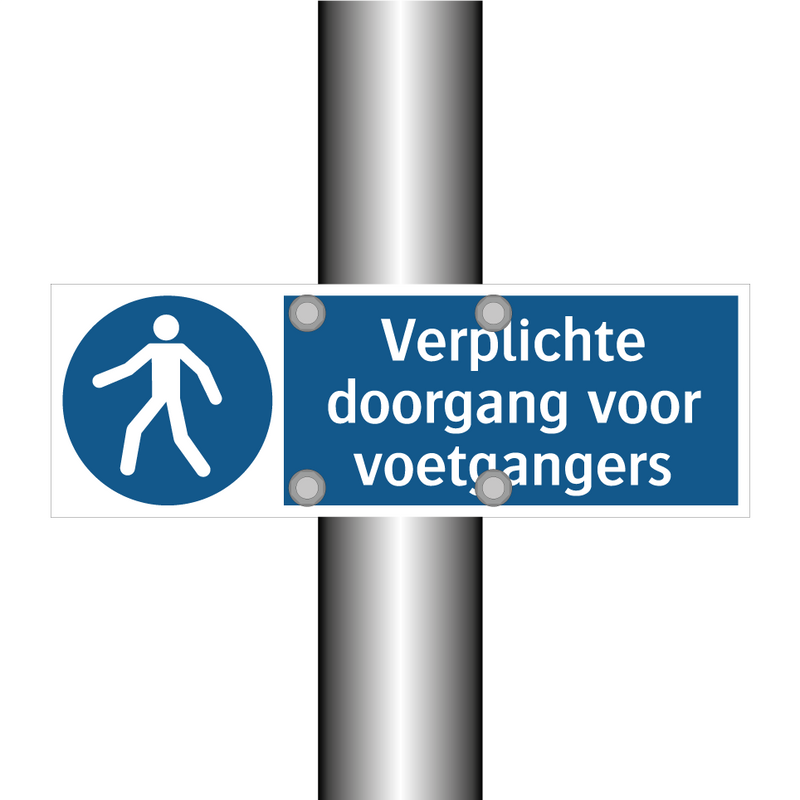 Verplichte doorgang voor voetgangers & Verplichte doorgang voor voetgangers