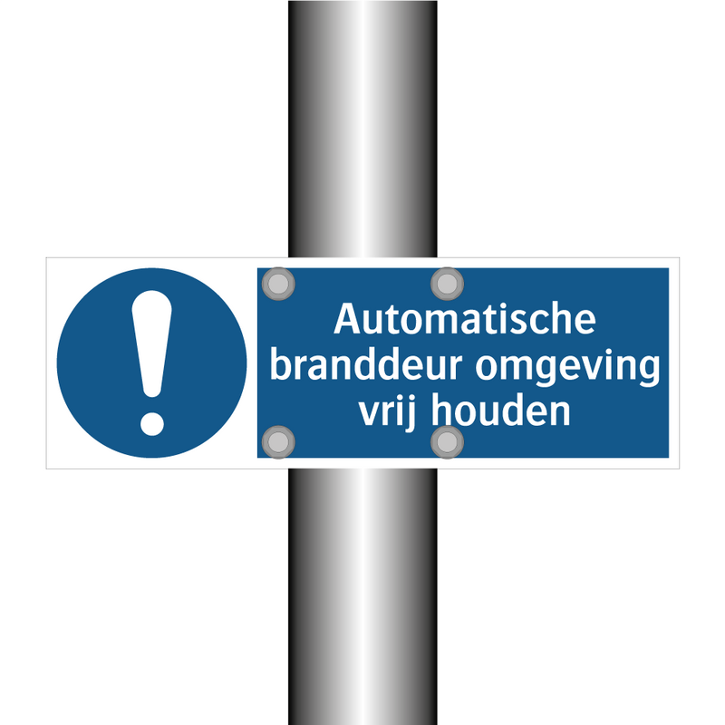 Automatische branddeur omgeving vrij houden & Automatische branddeur omgeving vrij houden