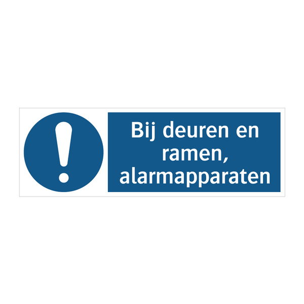 Bij deuren en ramen, alarmapparaten & Bij deuren en ramen, alarmapparaten