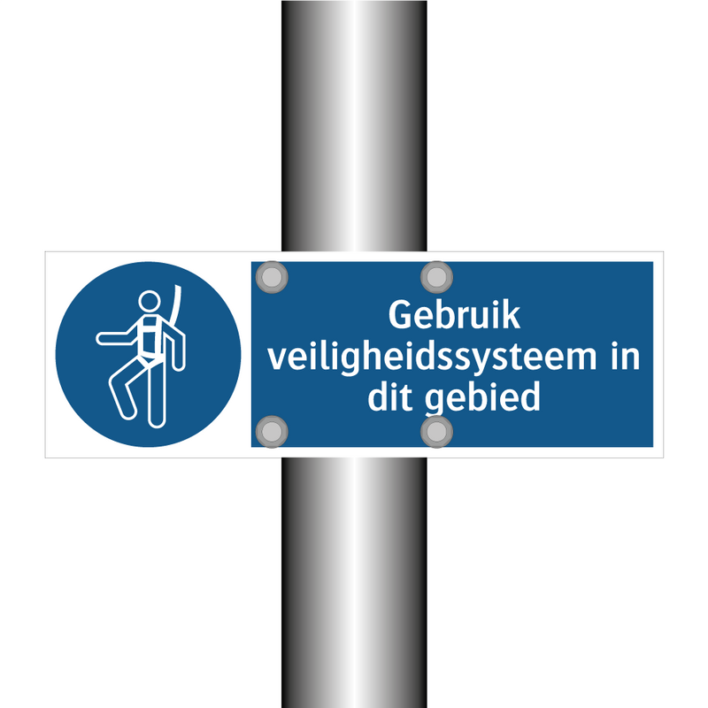 Gebruik veiligheidssysteem in dit gebied & Gebruik veiligheidssysteem in dit gebied