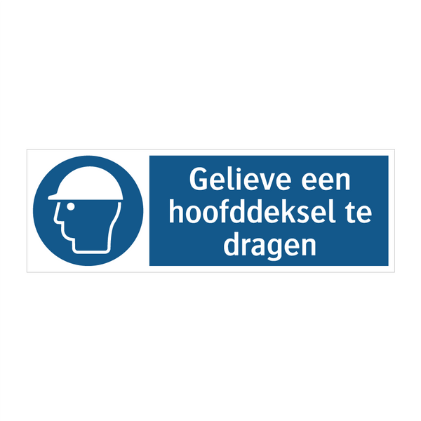 Gelieve een hoofddeksel te dragen & Gelieve een hoofddeksel te dragen