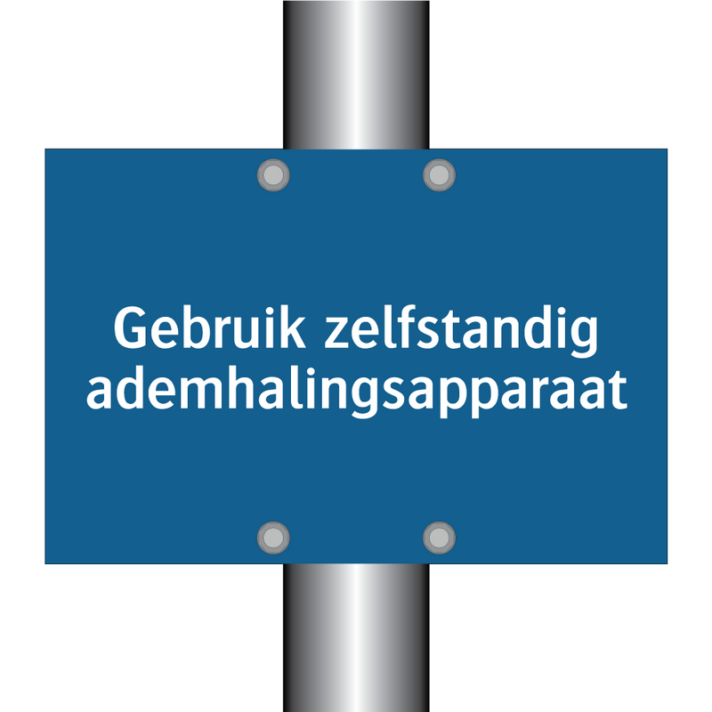 Gebruik zelfstandig ademhalingsapparaat & Gebruik zelfstandig ademhalingsapparaat