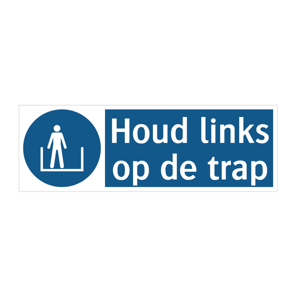 Houd links op de trap & Houd links op de trap & Houd links op de trap & Houd links op de trap