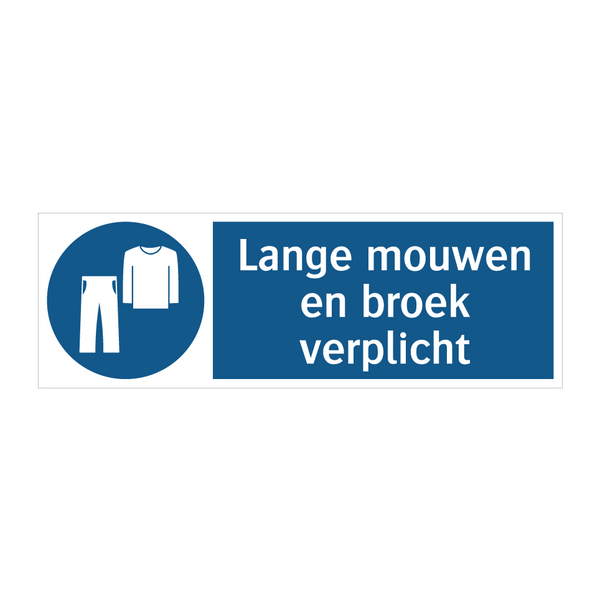 Lange mouwen en broek verplicht & Lange mouwen en broek verplicht & Lange mouwen en broek verplicht