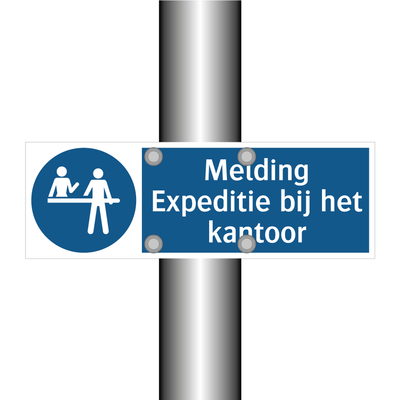 Melding Expeditie bij het kantoor & Melding Expeditie bij het kantoor