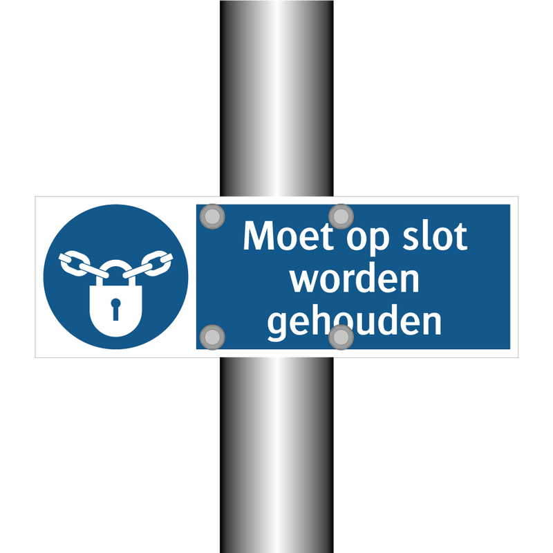 Moet op slot worden gehouden & Moet op slot worden gehouden & Moet op slot worden gehouden