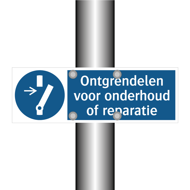 Ontgrendelen voor onderhoud of reparatie & Ontgrendelen voor onderhoud of reparatie