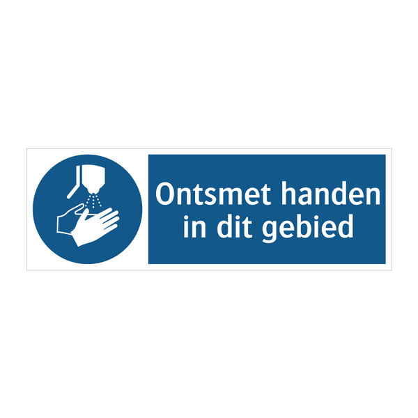 Ontsmet handen in dit gebied & Ontsmet handen in dit gebied & Ontsmet handen in dit gebied