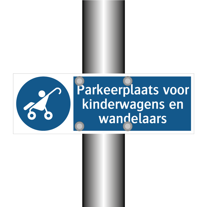 Parkeerplaats voor kinderwagens en wandelaars & Parkeerplaats voor kinderwagens en wandelaars