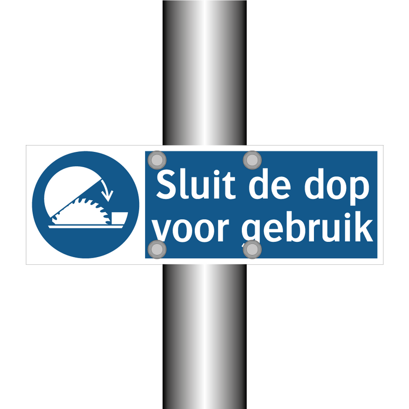 Sluit de dop voor gebruik & Sluit de dop voor gebruik & Sluit de dop voor gebruik