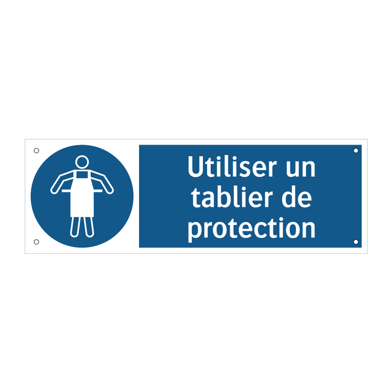 Utiliser un tablier de protection & Utiliser un tablier de protection