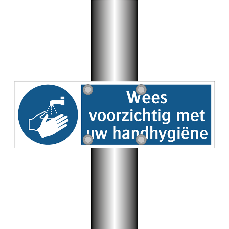 Wees voorzichtig met uw handhygiëne & Wees voorzichtig met uw handhygiëne