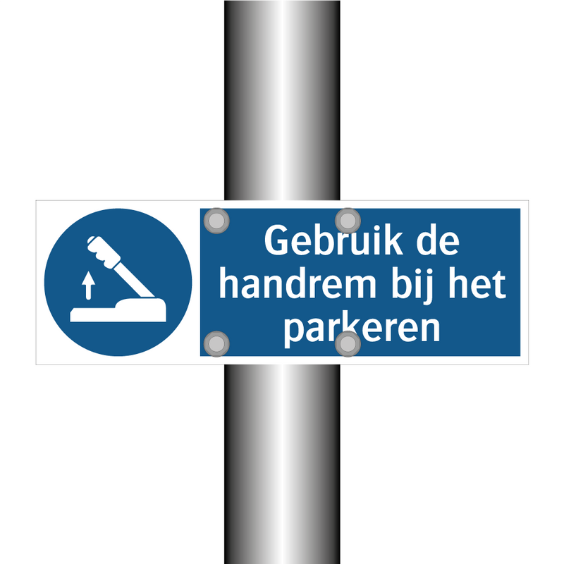 Gebruik de handrem bij het parkeren & Gebruik de handrem bij het parkeren