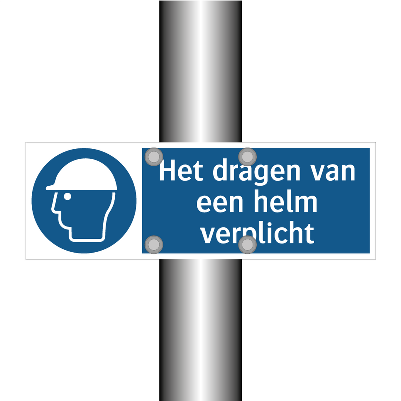 Het dragen van een helm verplicht & Het dragen van een helm verplicht