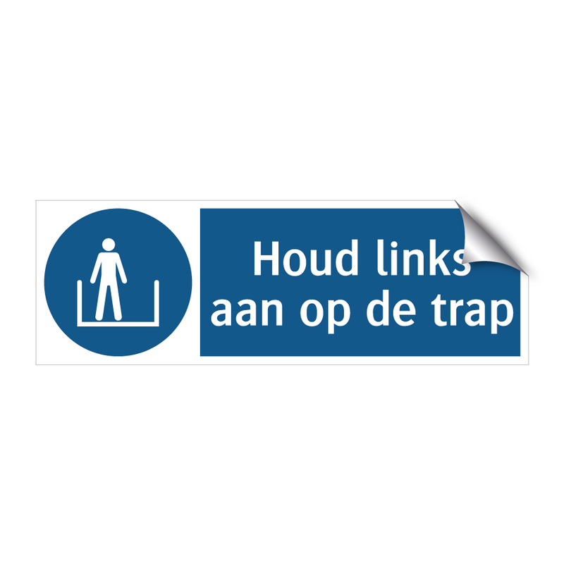 Houd links aan op de trap & Houd links aan op de trap & Houd links aan op de trap