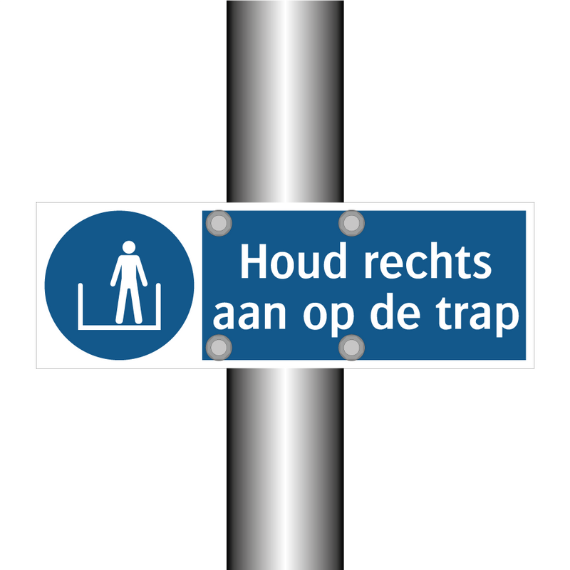 Houd rechts aan op de trap & Houd rechts aan op de trap & Houd rechts aan op de trap