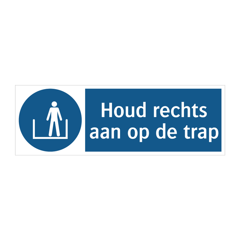 Houd rechts aan op de trap & Houd rechts aan op de trap & Houd rechts aan op de trap