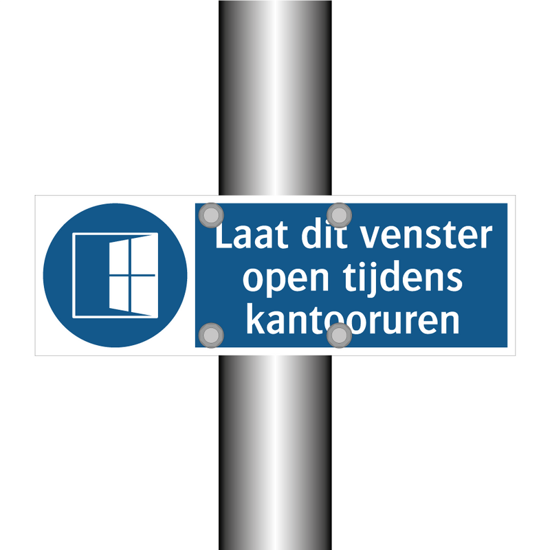 Laat dit venster open tijdens kantooruren & Laat dit venster open tijdens kantooruren