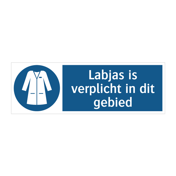 Labjas is verplicht in dit gebied & Labjas is verplicht in dit gebied