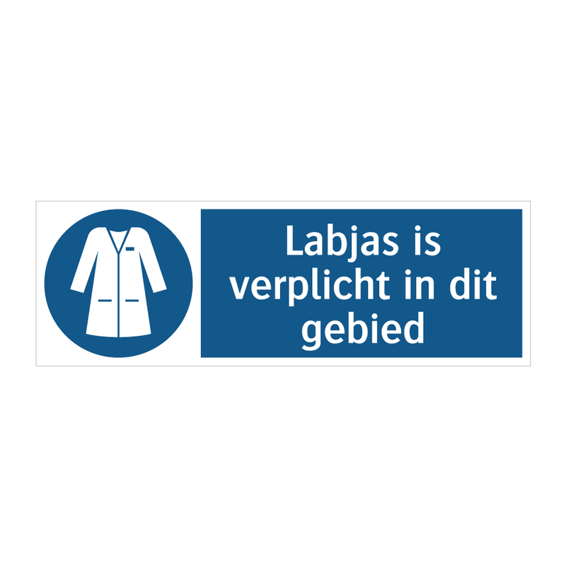 Labjas is verplicht in dit gebied & Labjas is verplicht in dit gebied