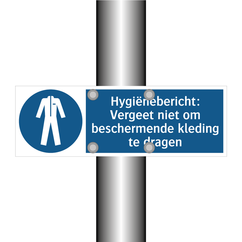 Hygiënebericht: Vergeet niet om beschermende kleding te dragen