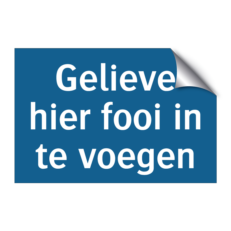 Gelieve hier fooi in te voegen & Gelieve hier fooi in te voegen & Gelieve hier fooi in te voegen