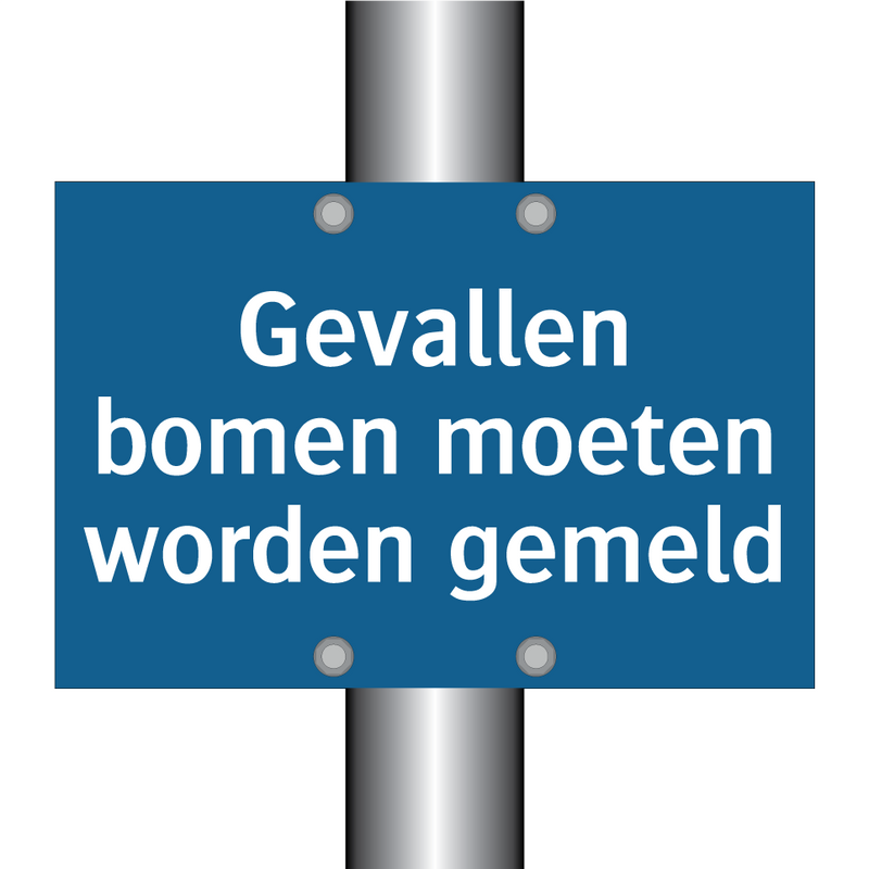 Gevallen bomen moeten worden gemeld & Gevallen bomen moeten worden gemeld