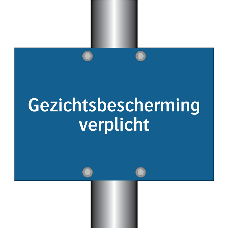 Gezichtsbescherming verplicht & Gezichtsbescherming verplicht & Gezichtsbescherming verplicht