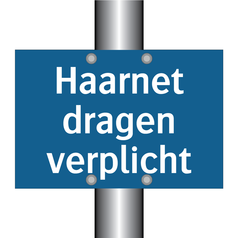 Haarnet dragen verplicht & Haarnet dragen verplicht & Haarnet dragen verplicht