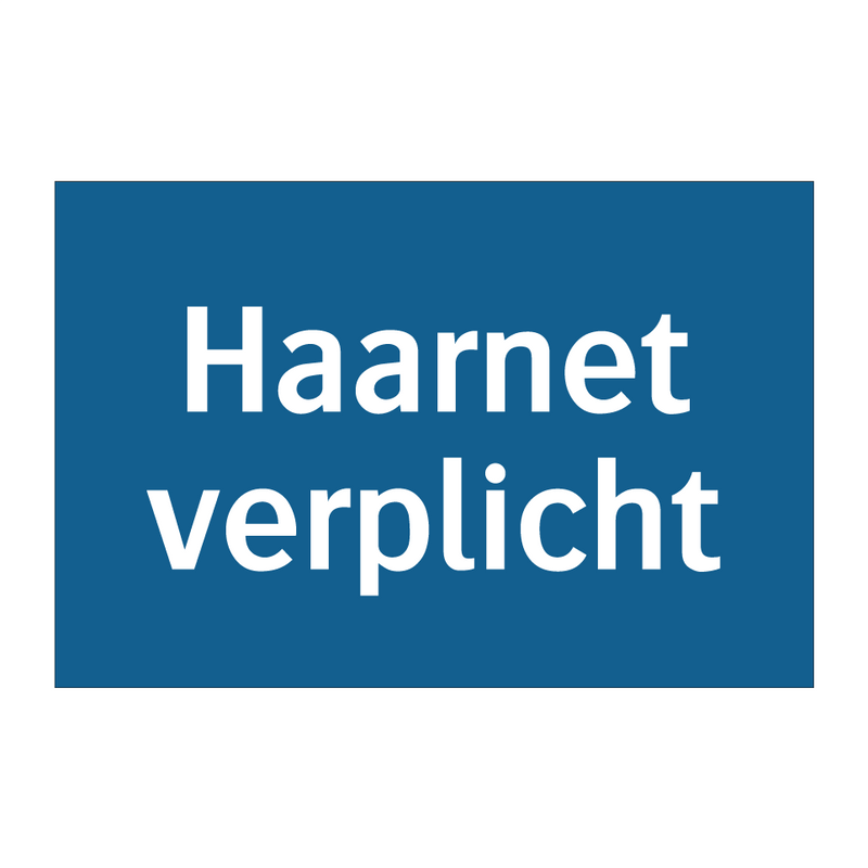 Haarnet verplicht & Haarnet verplicht & Haarnet verplicht & Haarnet verplicht & Haarnet verplicht