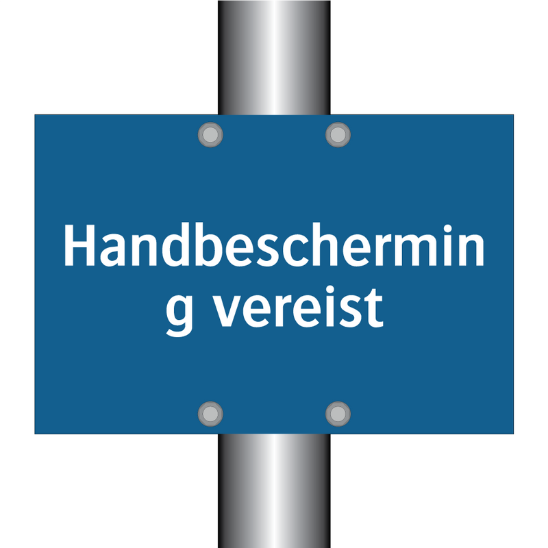 Handbescherming vereist & Handbescherming vereist & Handbescherming vereist