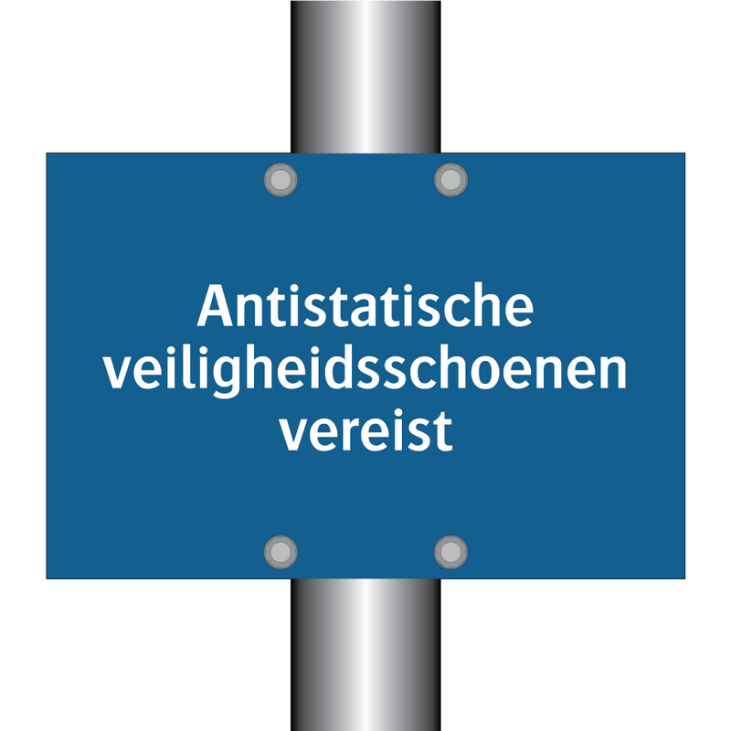 Antistatische veiligheidsschoenen vereist & Antistatische veiligheidsschoenen vereist