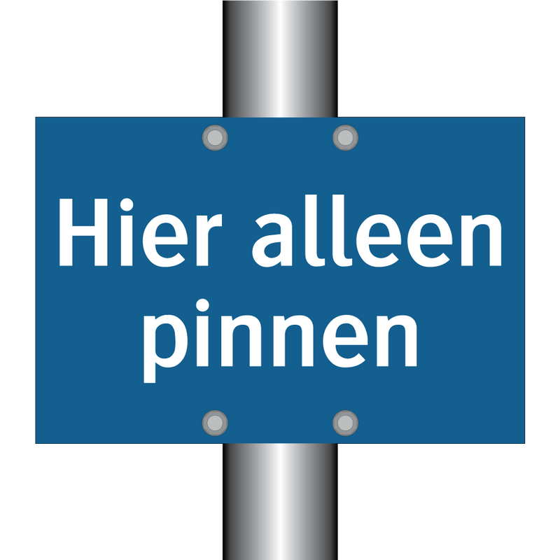 Hier alleen pinnen & Hier alleen pinnen & Hier alleen pinnen & Hier alleen pinnen