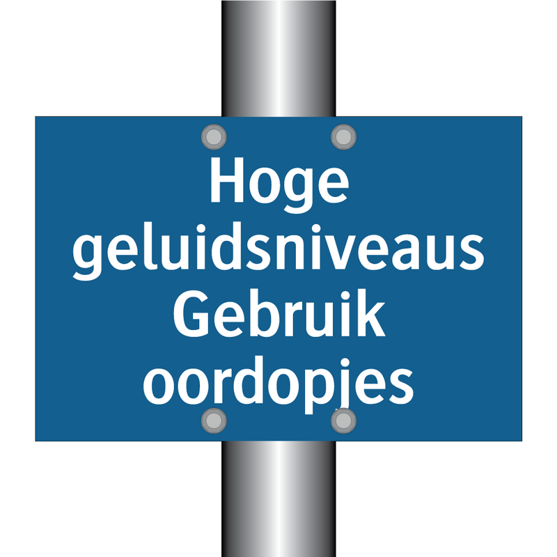 Hoge geluidsniveaus Gebruik oordopjes & Hoge geluidsniveaus Gebruik oordopjes