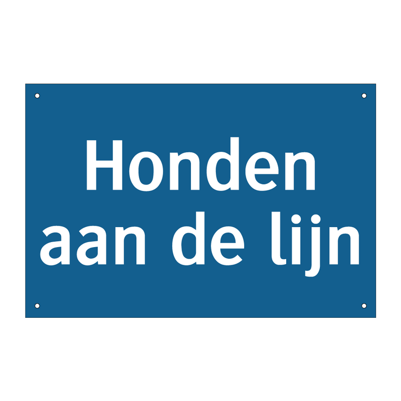 Honden aan de lijn & Honden aan de lijn & Honden aan de lijn & Honden aan de lijn