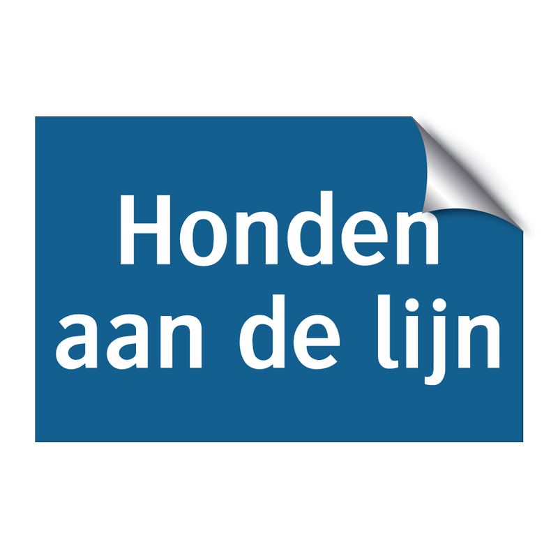 Honden aan de lijn & Honden aan de lijn & Honden aan de lijn & Honden aan de lijn