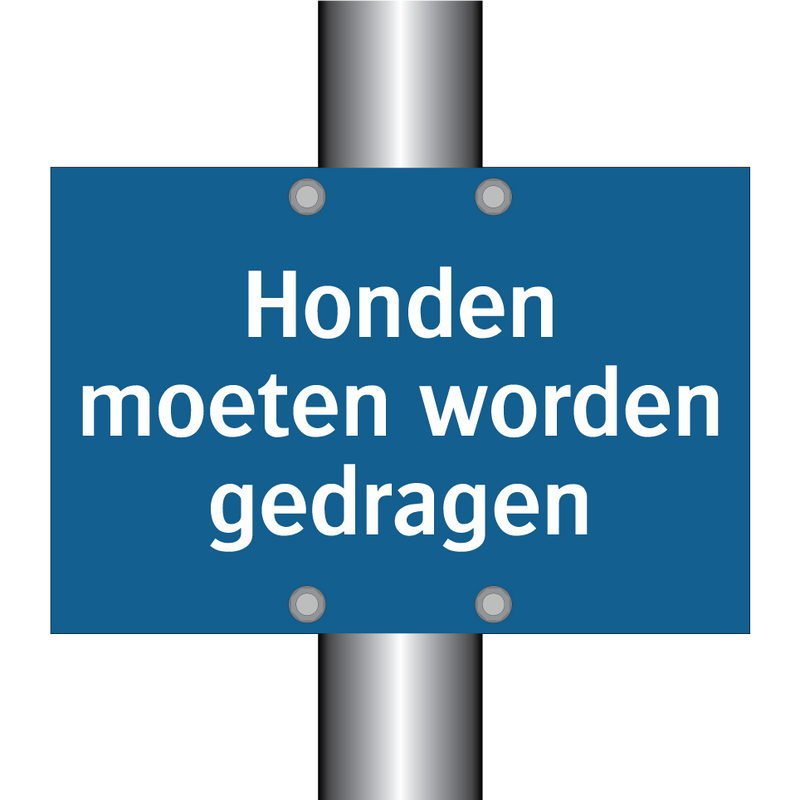 Honden moeten worden gedragen & Honden moeten worden gedragen & Honden moeten worden gedragen