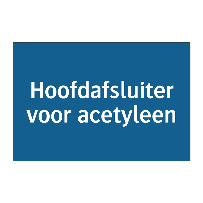 Hoofdafsluiter voor acetyleen & Hoofdafsluiter voor acetyleen & Hoofdafsluiter voor acetyleen