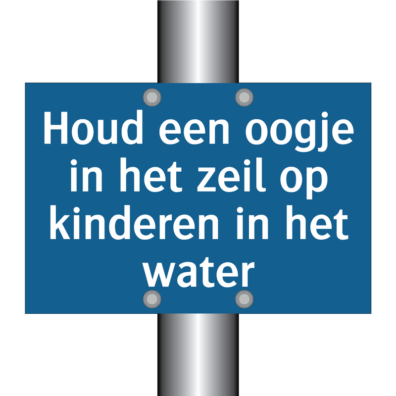 Houd een oogje in het zeil op kinderen in het water